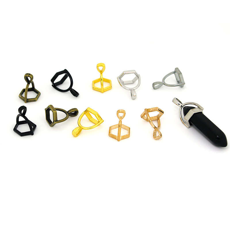 Jewelry Making Gemstones - 20 adet Altıgen Taş Kap Doğal