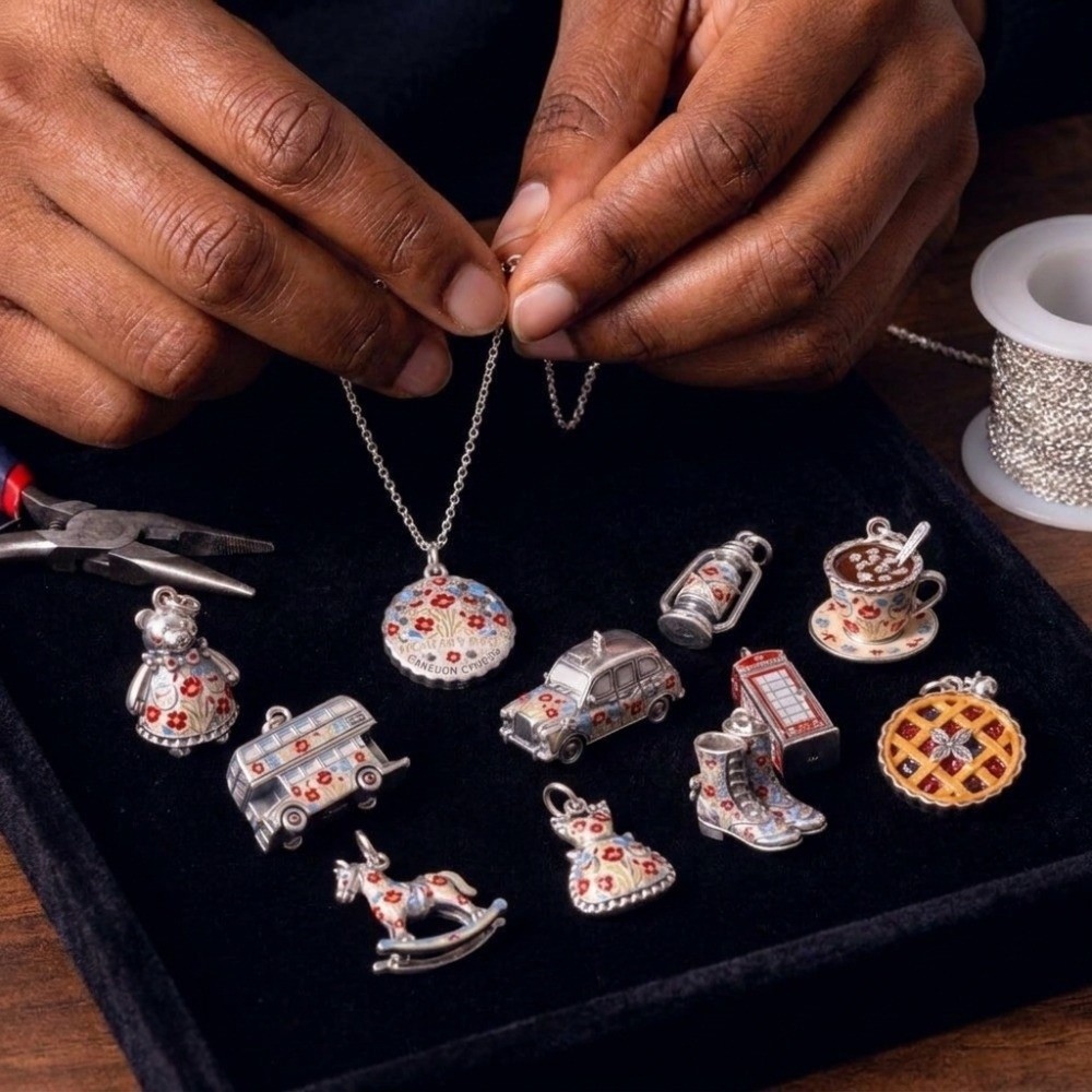 Jewelry Making London - Şirin Paslanmaz Çelik Karikatür Kolye Uçları,