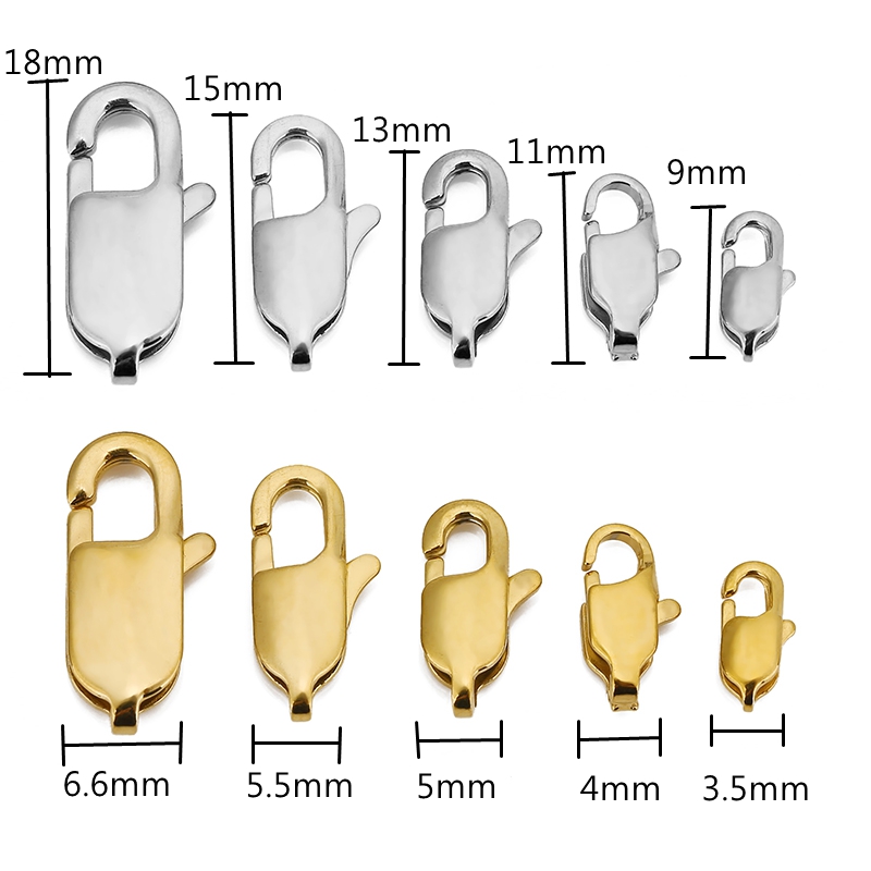 10 adet High End Kalite Altın  - Lobster Clasp Silver incelemesi ve fiyatı