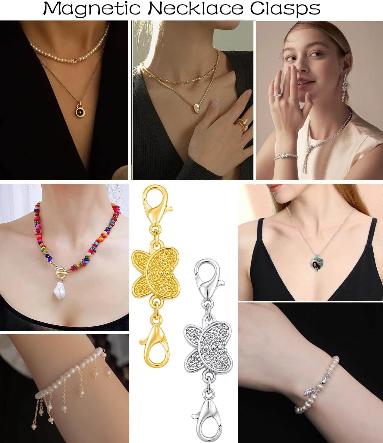 Kelebek Şeklinde Manyetik Koly - Lobster Clasp Silver incelemesi ve fiyatı